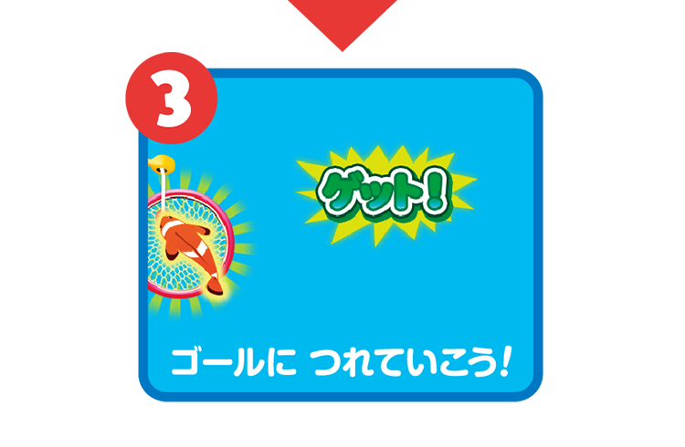 3.ゴールに つれていこう！
