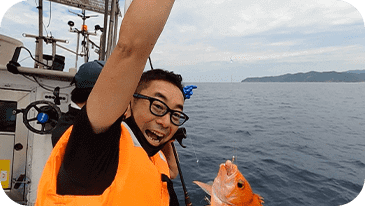 魚が釣れた
