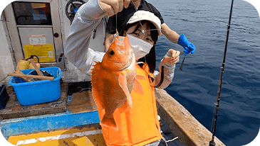 魚が釣れた